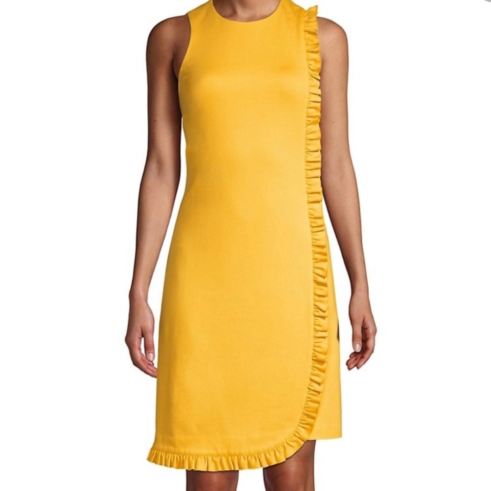 Trina Turk Sunlight Ruffle Trim Dress NWT